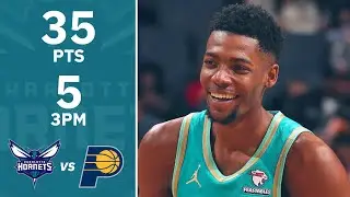 Brandon Miller CAREER-HIGH 35 Points vs. Pacers! | Highlights | February 4, 2024