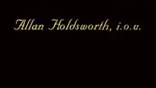 Allan Holdsworth - Letters Of Marque (Guitar Chords Chart Cover)