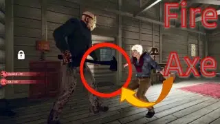 Friday The 13th: The Game Part 4 Jason/Fire Axe Gameplay