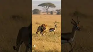 Predator vs Prey 🦁🦌 The Ultimate Survival Chase! #animals #4kdocumentary #wildlife