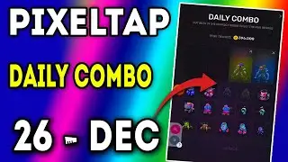Pixel Tap Daily Combo 26 Dec 2024 | Today Pixeltap By Pixelverse Daily Combo | AGP | #pixeltap
