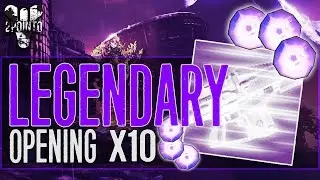 Destiny: 10 Legendary Engram Opening &ldquo;EXOTIC&rdquo; Destiny Cryptarch Decoding Gameplay