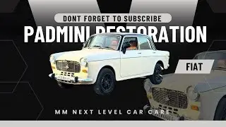 Padmini restoration @mm next level car care #vintage #padminicar #fiatpadmini #carporn #padmini