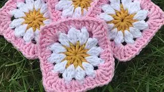 สอนถักดอกเดซี่ต่อดอก โครเชต์ | Maisie Crochet