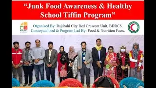 Junk Food Awareness & Healthy School Tiffin Program | Bangladesh Red Crescent | Shiroil Govt. School
