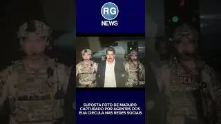 SUPOSTA FOTO DE MADURO CAPTURADO POR AGENTES DOS EUA CIRCULA NAS REDES SOCIAIS