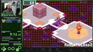 Mega Man Battle Network 6: Cybeast Gregar Delete Diveman Speedrun [32:34] #speedrun #megaman #capcom
