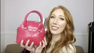 What's In My Bag? | Zara Fuchsia Mini Bowling Bag