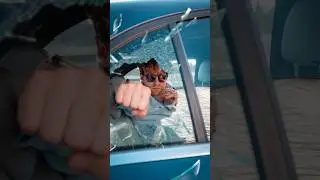 FURTO IN AUTO 😱 Idea per una foto con la macchina rotta 😑 vetro rotto from TikTok 🎵 CAPPATO