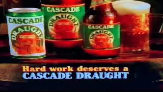 Cascade Draught Famous Tasmanian Beer 1998 TV Ad Old Australian Alcohol Commercial You Deserve It