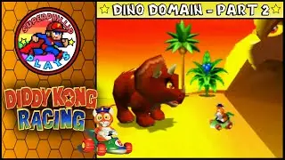 Diddy Kong Racing (N64) Adventure Mode - Dino Domain - Part 2