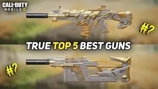 True Top 5 best Guns in Cod Mobile Season 8 #codm