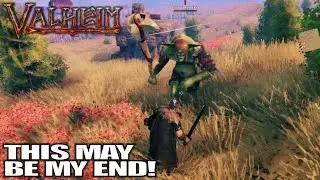 Trying Black Metal Weapons in The Plains Biome, Not The Best Idea | Valheim Gameplay