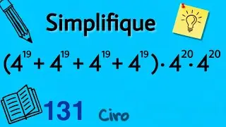 simplifique e indique a alternativa errada - Prof° Ciro Machado