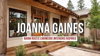 Теплые, деревенские интерьеры в стиле «кабинкор», вдохновленные Magnolia Home и Joanna Gaines Com...