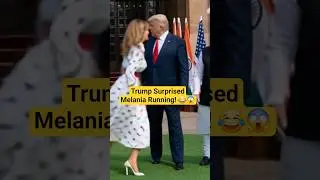 Trump Shocked Melania Sudden Run! 😂😱 #trending #ai #comedy #shorts #trump #viral #funny #love #new
