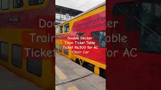Jaipur to Delhi Double Decker Express | Ticket price and Time Table. #indiantrains #maharajaexpress