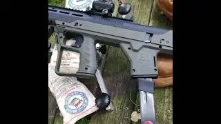 Hi-Point 45 ACP Carbine with High Tower Armory Bullpup stock conversion.