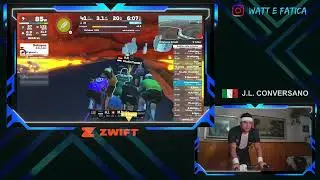 Allenamento N&deg;1  Zwift - Volcano Circuit in Watopia