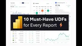 ⚡Power BI's New User Defined Functions: 10 Must-Have You'll Use in Every&nbsp;Report