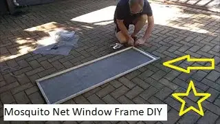 Mosquito Net Window Frame DIY
