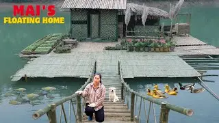 DIY Bamboo Bridge Build | Connecting My Floating Home