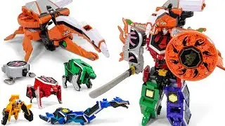 PowerRangers Super Samurai Beetle Blaster Megazord Origami Kabuto ShinkenOh Toy Transformation
