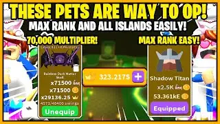 THESE PETS SHOULD NOT EXIST IN SABER SIMULATOR! I GOT MAX RANK FAST! UNLOCKED ALL ISLANDS! - ROBLOX