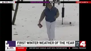 Saturday Throwback: First Winter Weather of the year, 2001