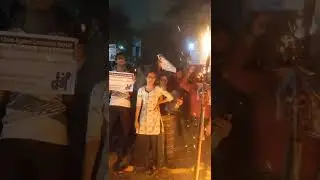 DSF Comrades protesting against unjust and communaly motivated demolition drive at Jahangirpuri