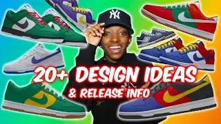 Информация о выпуске Nike Dunk Low 365 By You + идеи дизайна (идеи дизайна Nike Dunk Low 365)