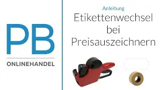 Rollenwechsel bei Preisauszeichner - Etiketten wechseln einfach erkl&auml;rt