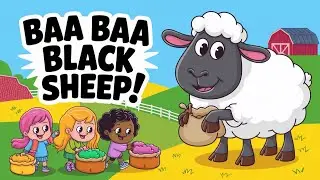 Baa Baa Black Sheep |  Nursery Rhymes & Kids Songs | Kiddos Story Bus