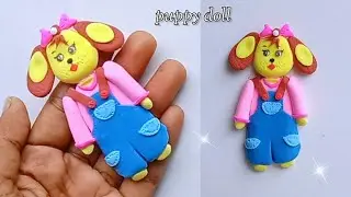 Cute Clay Puppy Doll Making | Easy Clay Doll Tutorial | DIY Clay Art for Beginners
