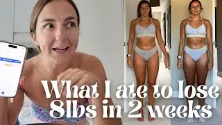 WHAT I ATE TO LOSE 8LBS IN 2 WEEKS | AGGRESSIVE DIET DIARIES