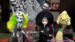 Monster High Beetlejuice & Lydia Deetz Skullector Dolls by Mattel / Collectors Set Unboxing Video 4K