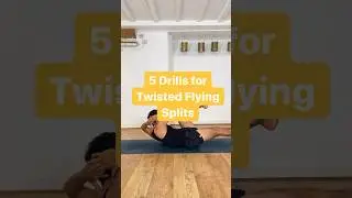 Drills for Eka Pada Koundinyasana 1 / Twisted Flying Splits 🌪️ #armbalance #yogadrills