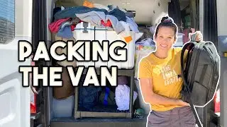 PACKING the VAN tips & tricks! 12 passenger van has TONS of space!