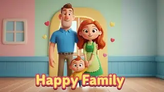 Happy Family Song 🏡 | Nursery Rhyme for Kids | Family Love Song