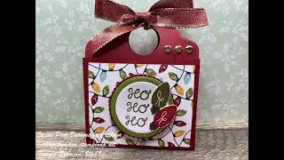 CHRISTMAS PURSE GIFT BOX with SEASONAL LABELS DIES - Stampin' Up!