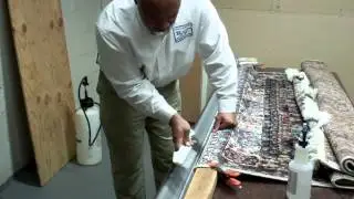Fringe Cleaning on Oriental Rugs
