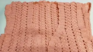 Схема вязания крючком свитера для начинающих (часть 2)