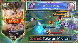 VALENTINA HANDEY MODE PUSH MMR!! KETEMU HERO OP TETEP KITA GAS, MODE SERIUS ON!! - MOBILE LEGENDS