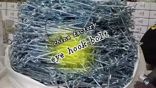 These are eye hook bolts from our factory.#nails #bolts #fasteners #screws