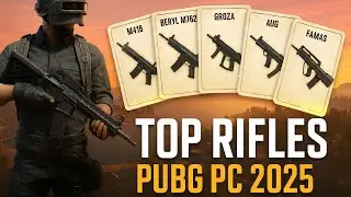 Estos son los MEJORES RIFLES DE ASALTO de PUBG este 2025