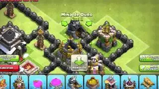 MELHOR LAYOUT HIBRIDO (FARM/PUSH) CV8 (Clash Of Clans)