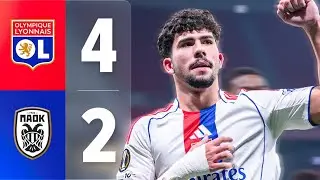 OL-PAOK : l&rsquo;Acad&eacute;mie rayonne, victoire 4-2 et 1re place en Europa League