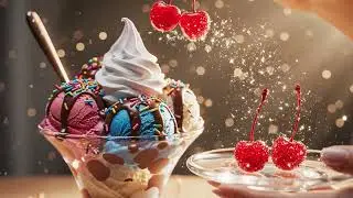 ASMR Making a Glass Ice Cream Sundae &mdash; So Satisfying to Watch 🍨✨