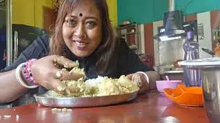 Lunch  time m dal rice vegetables chokha khye to video dekho like share comment 🥗🍲🍛🍚
