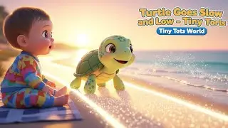 Slow and Low Turtle Walk 🐢 Fun Baby Song